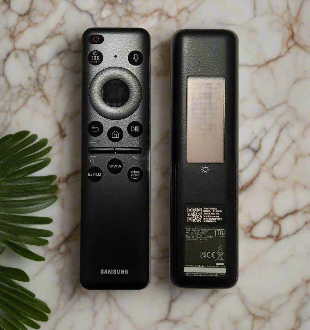 Samsung Original Solar Cell Charging Voice TV Remote Control Made In Vietnam