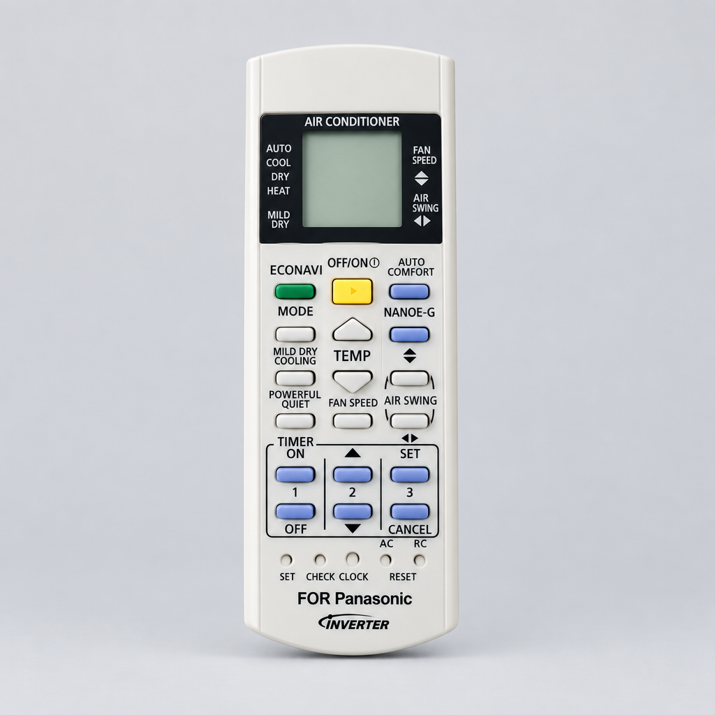 Panasonic Inverter Ac Remote Control