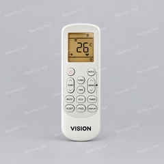 Vision Original Air Conditioner Remote Control With Display Light
