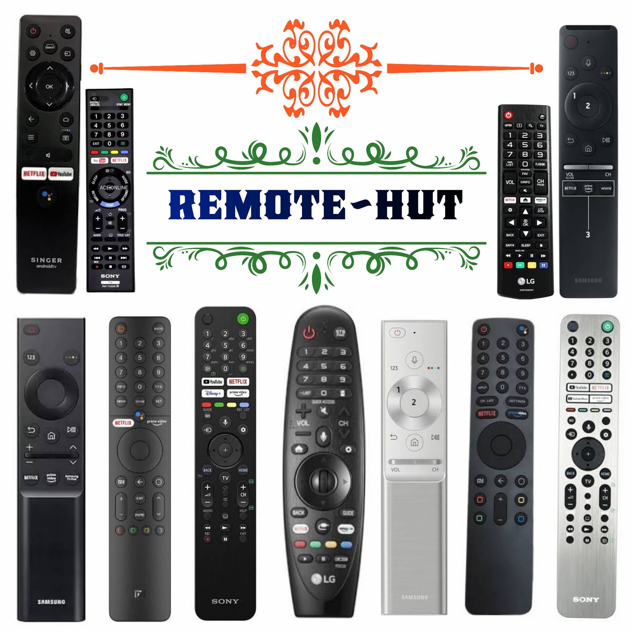 All Types Of Smart Led Lcd Television Remote Control Available In ...