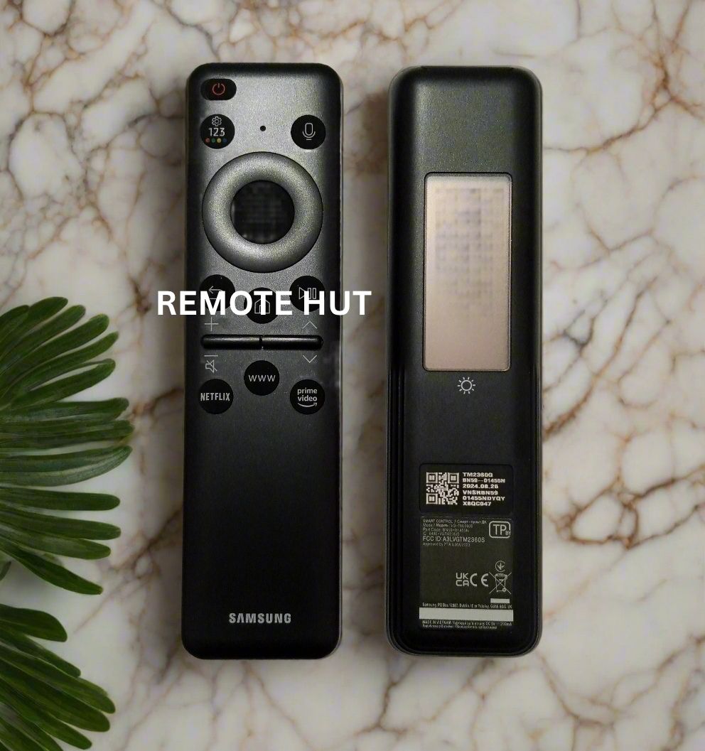 Samsung Original Solar Cell Charging Voice TV Remote Control Made In Vietnam