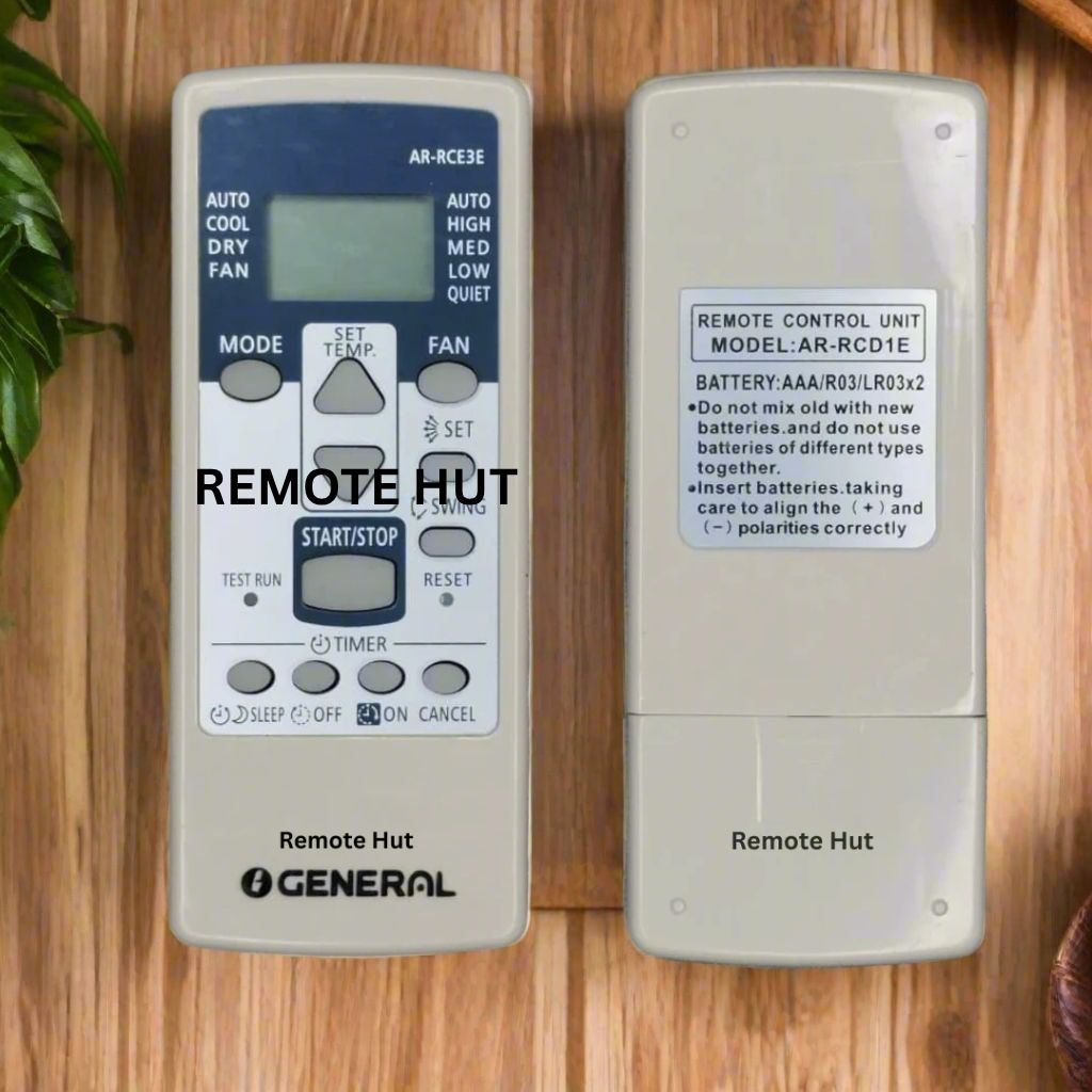 General Air Conditioner Remote Control ( AR-RCD1E )