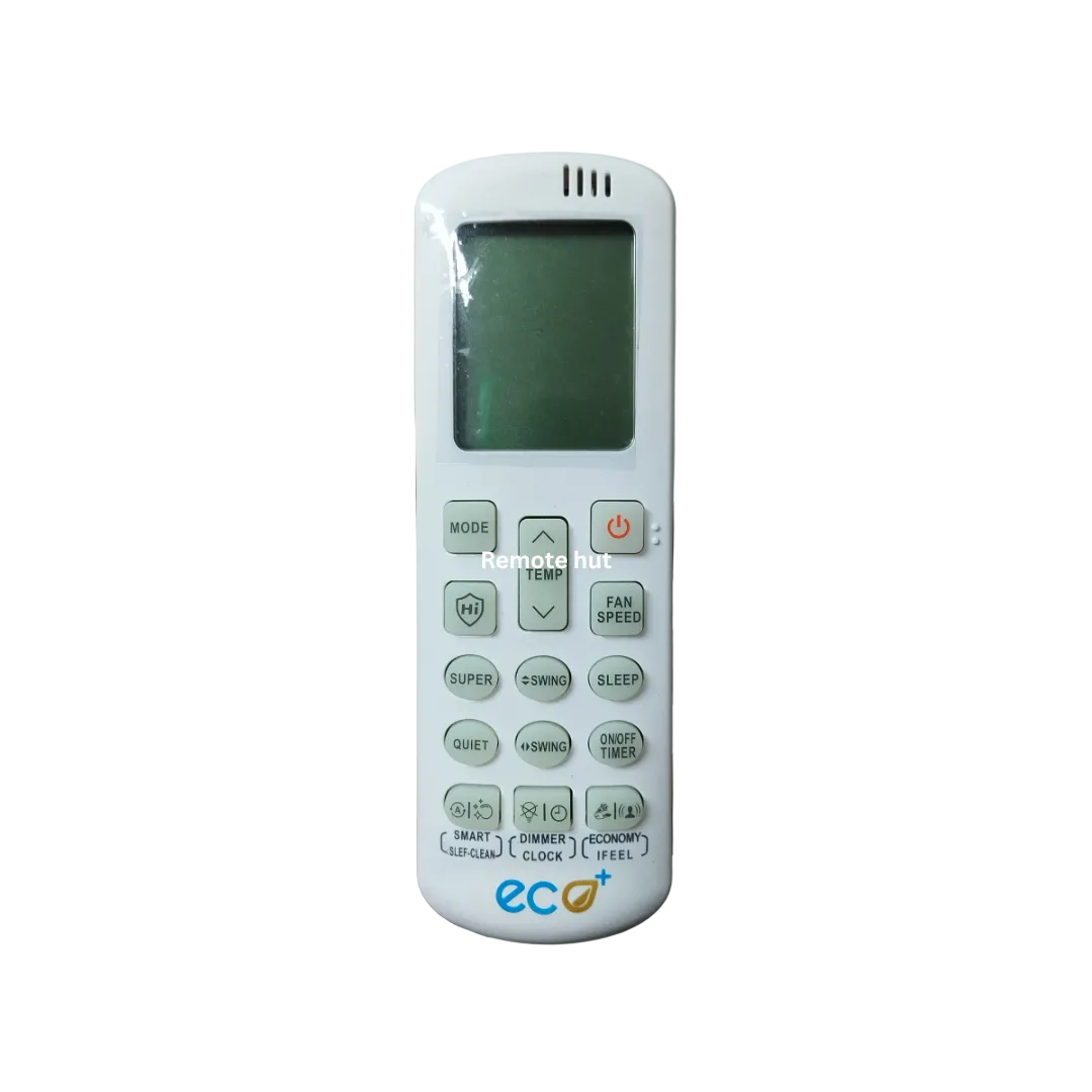 Eco Plus Original Air Conditioner Remote Control With Display Light