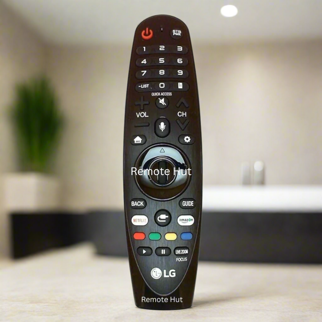 Original LG AN-MR18BA Magic Remote Control with Netflix and Amazon Buttons Voice Mate for All 2018 4K UHD Smart LG Televisions OLED65W8PUA OLED77W8PUA OLED43W8PUA OLED49W8PUA OLED50W8PUA OLED55W8PUA