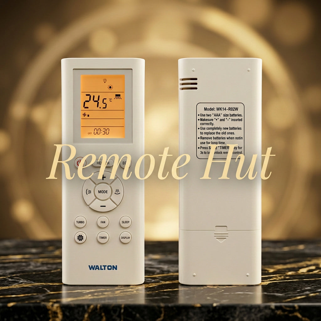 Walton Air Conditioner Remote Control With Display Light ( Model: WK14-R02W)